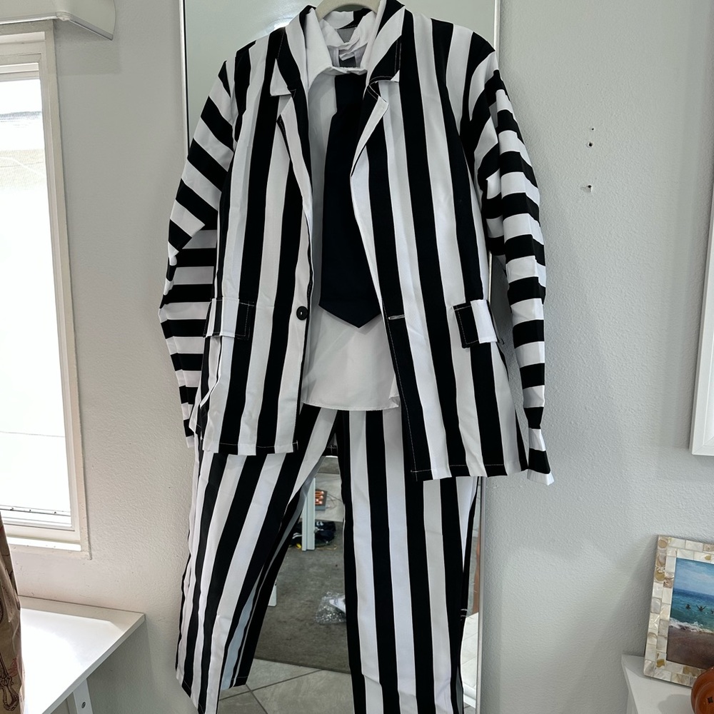Men’s beetlejuice costume - Halloween